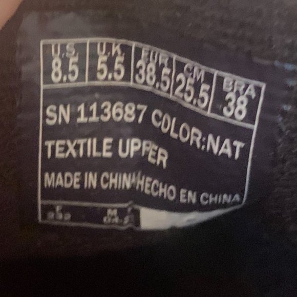 BOBS FROM SKECHERS MEMORY FOAM SNEAKERS COLOR NATURAL‎ 8.5 - Picture 6 of 7